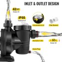1200W - 1.6HP Solar Pool Pump Carisol OEM - 72Vdc-150Voc- MH62